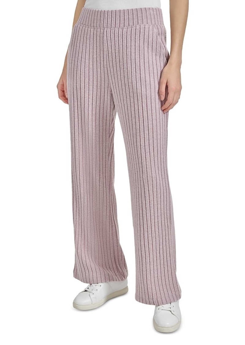 Marc New York Heather Rib Wide Leg Pants