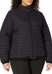 Andrew Marc Sport Women's Plus Size Super Soft Packable Jacket