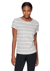 Marc New York Performance Women's Terry Cloth Striped TEE