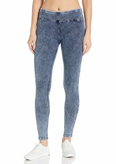 Marc New York Performance Women's Stone Wash High Waisted Legging with Pockets