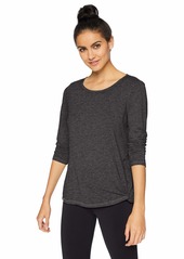 Marc New York Performance Women's Washed Long Sleeve Faux Knot