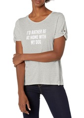 Marc New York Performance Women's Washed Twisted Graphic Short Sleeve tee