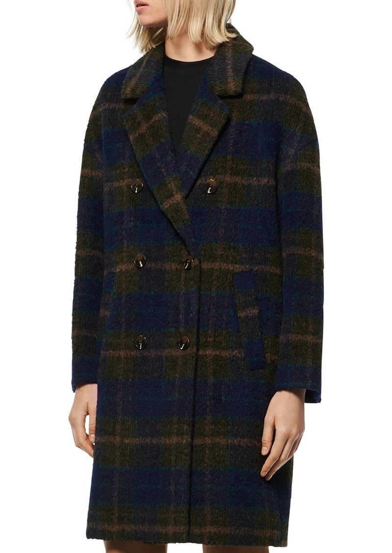 marc new york plaid coat