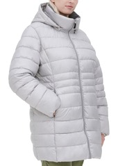 Marc New York Plus Size Hooded Puffer Coat