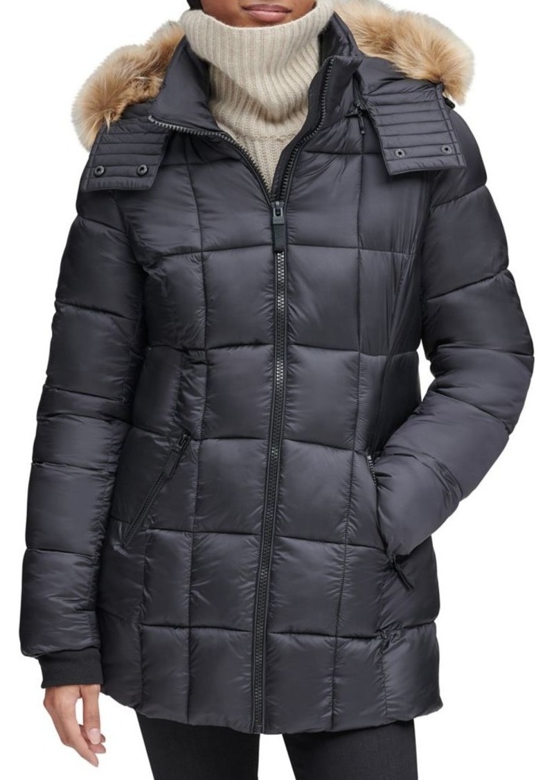 marc new york hooded puffer vest