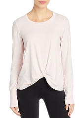 Marc New York Twisted Front Long-Sleeve Tee