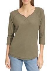 Marc New York Waffle Knit Top