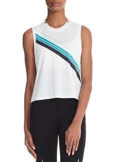 Marc New York Womens Ribbed Trim Breathable Tank Top