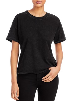 Marc New York Womens Side Slit Short Sleeve T-Shirt