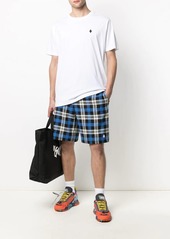 Marcelo Burlon check-pattern belted shorts