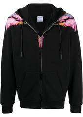 Marcelo Burlon Wings-print zip-up hoodie