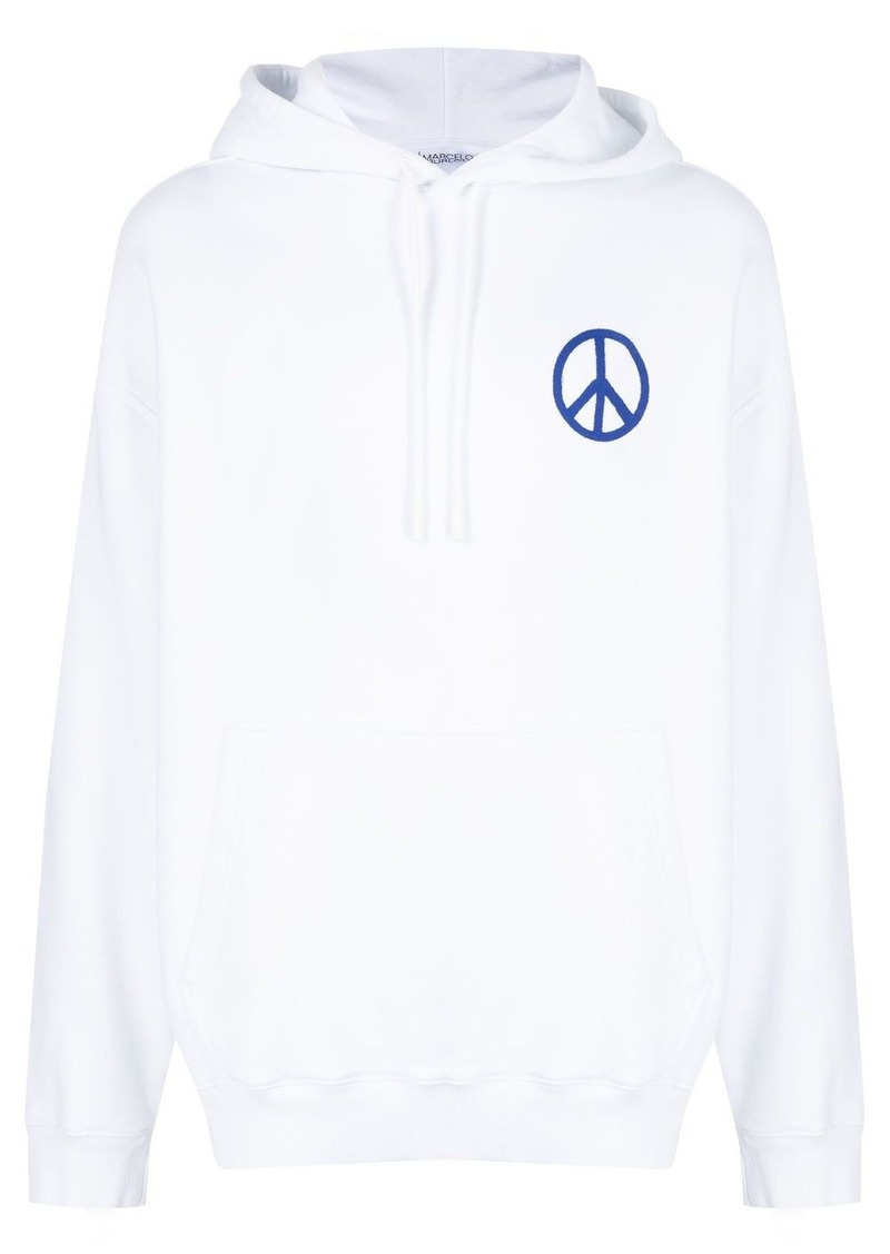 Marcelo Burlon County Peace printed hoodie