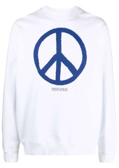 Marcelo Burlon County Peace organic cotton sweatshirt