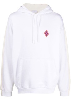 Marcelo Burlon Cross logo-embroidered hoodie