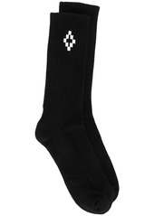 Marcelo Burlon cross logo socks