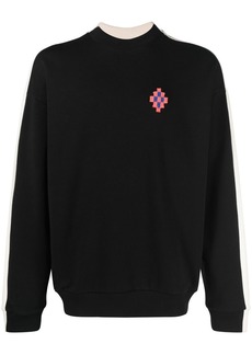 Marcelo Burlon Cross-patch cotton sweatshirt