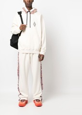 Marcelo Burlon fringe-detailing jersey-knit hoodie