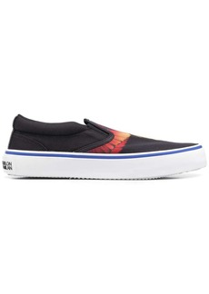 Marcelo Burlon Wings-print slip-on sneakers