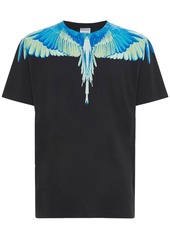 Marcelo Burlon Lvr Exclusive Wings Print Cotton T-shirt