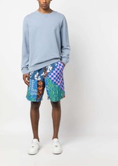 Marcelo Burlon multi-panel knee-length shorts