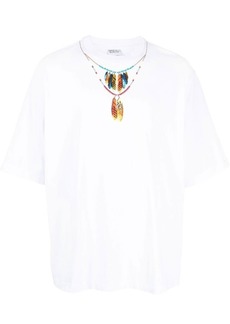 Marcelo Burlon necklace-print short-sleeve T-Shirt