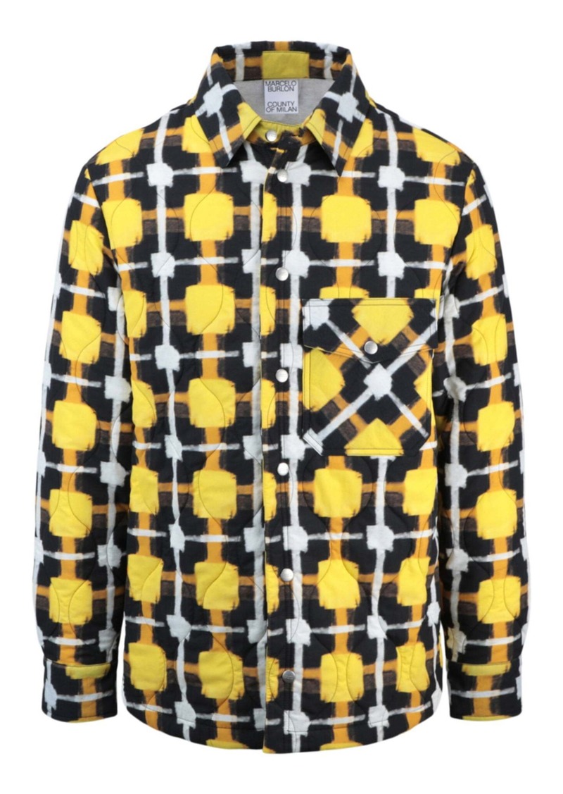 Marcelo Burlon Quilted Check Jacket