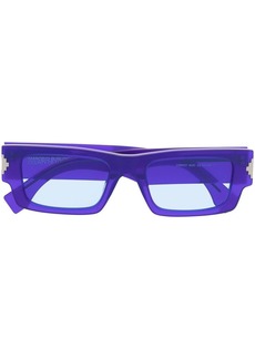 Marcelo Burlon square-frame transparent sunglasses