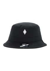 Marcelo Burlon Starter Cross Logo Canvas Bucket Hat