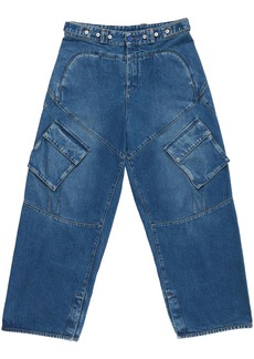 Marcelo Burlon wide-leg cargo jeans