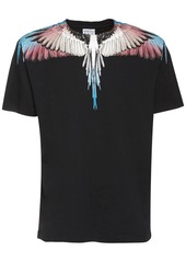 Marcelo Burlon Wings Print Cotton Jersey T-shirt