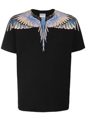Marcelo Burlon Wings Print Cotton Jersey T-shirt