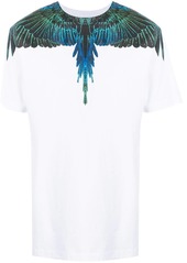 Marcelo Burlon Wings-print crew neck T-shirt