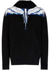 Marcelo Burlon Wings-print drawstring hoodie