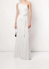 Marchesa asymmetric one-shoulder gown