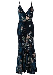 Marchesa floral embroidered cocktail dress