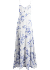 Marchesa floral-print floor-length gown