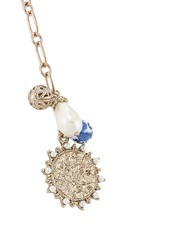 Marchesa layered drop embellished necklace