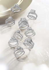Marchesa Certified Diamond Bridal Set (2 ct. t.w.) in 18k Gold, White Gold or Rose Gold, Created for Macy's - White Gold