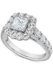 Marchesa Certified Diamond Princess Bridal Set (4 ct. t.w.) in 18k White, Yellow or Rose Gold