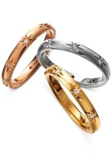 Marchesa Diamond Bands In 18k Gold White Gold Rose Gold Created For Macys