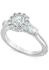 Marchesa Diamond Halo Engagement Ring (1-1/4 ct. t.w.) in 18k White Gold - White Gold