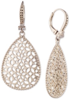 Marchesa Gold-Tone Filigree Drop Earrings - Gold