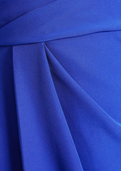 Marchesa Notte - Off-the-shoulder bow-embellished crepe gown - Blue - US 10