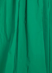 Marchesa Notte - Pleated taffeta gown - Green - US 2