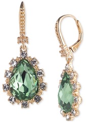 Marchesa Pave & Color Crystal Pear-Shape Drop Earrings - Med Blue