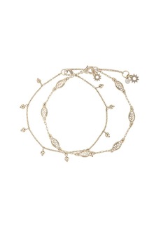 Marchesa set of chain anklets