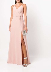 Marchesa sleeveless tied waist dress