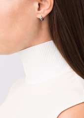 Maria Black 14kt white gold Elena diamond huggie earring