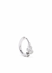 Maria Black 14kt white gold Elena diamond huggie earring