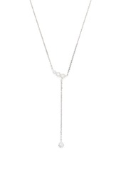 Maria Black 14kt white gold Grace diamond necklace